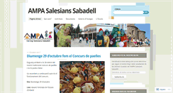 Desktop Screenshot of ampasalesianssabadell.wordpress.com