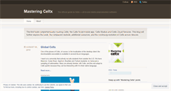 Desktop Screenshot of masteringceltx.wordpress.com