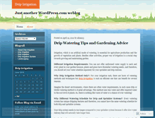 Tablet Screenshot of dripirrigationsystem.wordpress.com