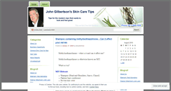 Desktop Screenshot of mensskincaretips.wordpress.com