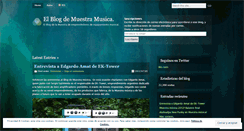 Desktop Screenshot of muestramusica.wordpress.com