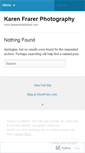 Mobile Screenshot of karenfrarerphotographydotcom.wordpress.com
