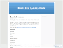 Tablet Screenshot of gothbands.wordpress.com