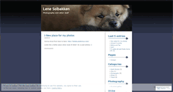 Desktop Screenshot of leneso.wordpress.com