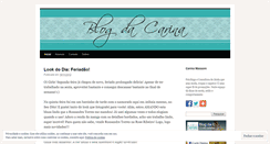 Desktop Screenshot of blogdacarina.wordpress.com
