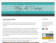Tablet Screenshot of blogdacarina.wordpress.com