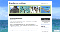 Desktop Screenshot of belizecommercealliance.wordpress.com