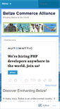 Mobile Screenshot of belizecommercealliance.wordpress.com