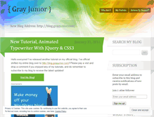 Tablet Screenshot of grayjr.wordpress.com