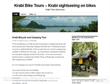 Tablet Screenshot of krabibiketours.wordpress.com