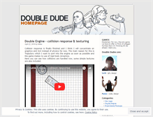Tablet Screenshot of doubledude.wordpress.com