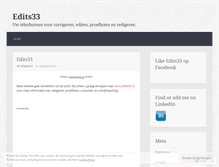 Tablet Screenshot of edits33.wordpress.com