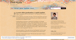 Desktop Screenshot of elsieayala.wordpress.com