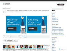 Tablet Screenshot of crazeuk.wordpress.com