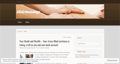 Desktop Screenshot of elixirmassage.wordpress.com
