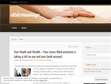 Tablet Screenshot of elixirmassage.wordpress.com