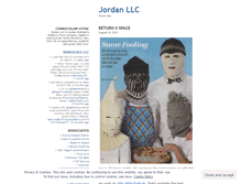 Tablet Screenshot of jordanllc.wordpress.com