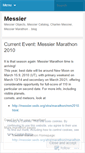 Mobile Screenshot of messier.wordpress.com