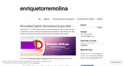 Desktop Screenshot of enriquetorremolina.wordpress.com