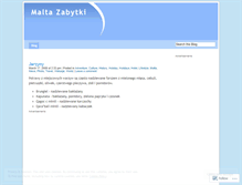 Tablet Screenshot of maltazabytki.wordpress.com