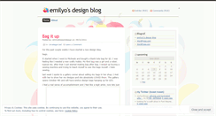 Desktop Screenshot of emilyodesign.wordpress.com