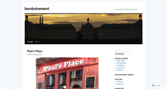 Desktop Screenshot of bordotrement.wordpress.com