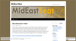 Desktop Screenshot of mideastbeat.wordpress.com
