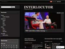 Tablet Screenshot of interlocutor.wordpress.com