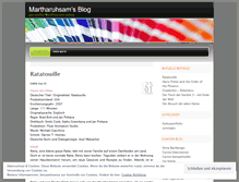 Tablet Screenshot of martharuhsam.wordpress.com