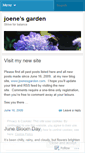 Mobile Screenshot of joenesgarden.wordpress.com