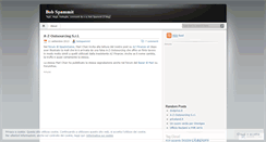 Desktop Screenshot of bobspammit.wordpress.com