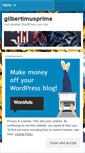Mobile Screenshot of gilbertimusprime.wordpress.com