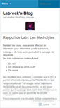 Mobile Screenshot of labreck.wordpress.com