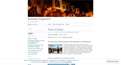 Desktop Screenshot of karmapasupporters.wordpress.com