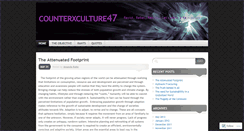 Desktop Screenshot of counterxculture47.wordpress.com