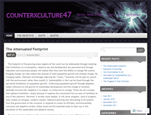 Tablet Screenshot of counterxculture47.wordpress.com