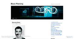 Desktop Screenshot of musicplanning.wordpress.com