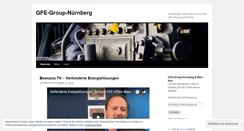 Desktop Screenshot of gfegroupnuernberg.wordpress.com