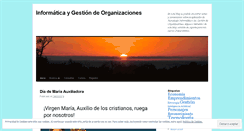 Desktop Screenshot of informaticaygestion.wordpress.com