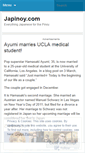 Mobile Screenshot of japinoy.wordpress.com