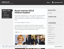 Tablet Screenshot of japinoy.wordpress.com