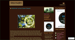 Desktop Screenshot of binamuslim.wordpress.com