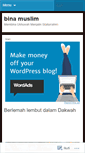 Mobile Screenshot of binamuslim.wordpress.com