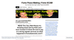 Desktop Screenshot of forexpeacemaking.wordpress.com