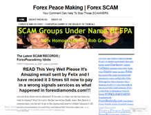 Tablet Screenshot of forexpeacemaking.wordpress.com