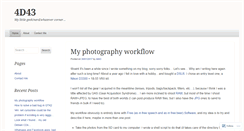 Desktop Screenshot of 4d43.wordpress.com