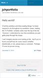 Mobile Screenshot of jchportfolio.wordpress.com