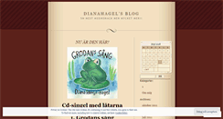 Desktop Screenshot of dianahagel.wordpress.com