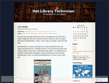 Tablet Screenshot of hotlibrarytech.wordpress.com