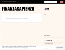 Tablet Screenshot of finanzasapienza.wordpress.com